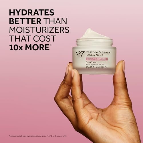 No7 Anti-Aging Skincare Set: Day Cream SPF30, Serum, Night Cream with Vitamin C - Image 5