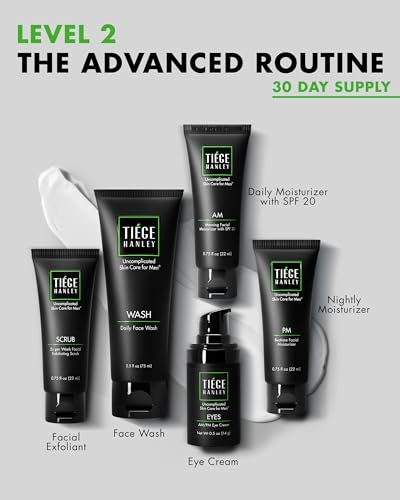 Men's Advanced Skincare Set: Face Wash, Moisturizer & Anti-Aging Eye Cream - Image 2