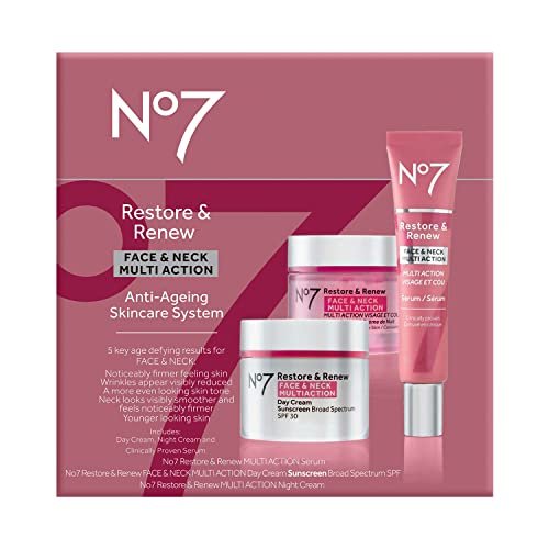 No7 Anti-Aging Skincare Set: Day Cream SPF30, Serum, Night Cream with Vitamin C - Image 2