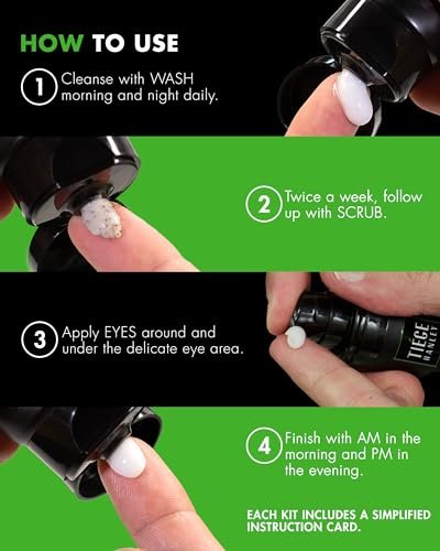 Men's Advanced Skincare Set: Face Wash, Moisturizer & Anti-Aging Eye Cream - Image 5