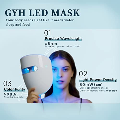 Professional LED Phototherapy Mask: Red & Blue Light Skin Rejuvenation Treatment - Image 3
