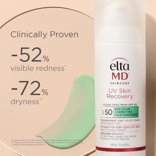 EltaMD Green Tint Mineral Sunscreen SPF 50 | Redness Relief for Sensitive Skin - Image 4