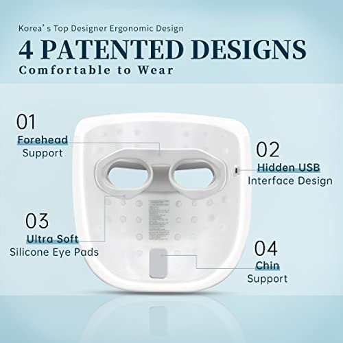Professional LED Phototherapy Mask: Red & Blue Light Skin Rejuvenation Treatment - Image 4