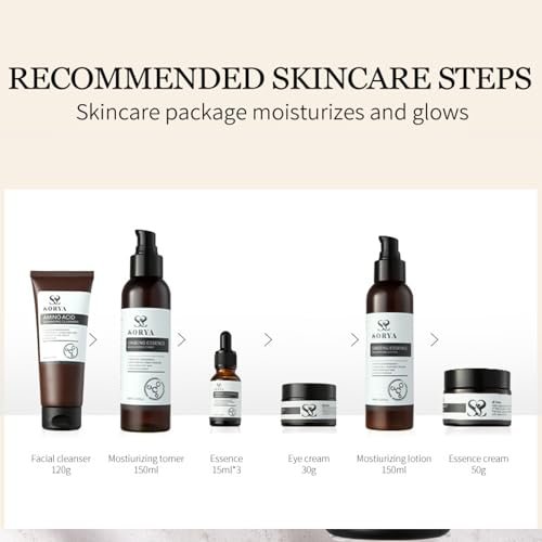 Korean Red Ginseng Anti-Aging Skincare Set | 8 Steps Hydrating Pore Care Routine - Image 2