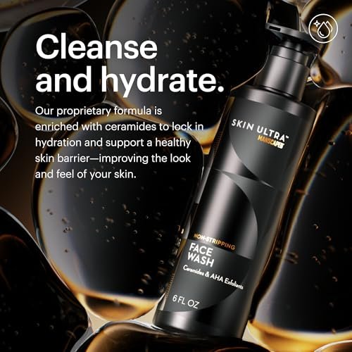 Men's Skincare Set: Face Wash, Moisturizer & Serum for Clear, Hydrated Skin - Image 3