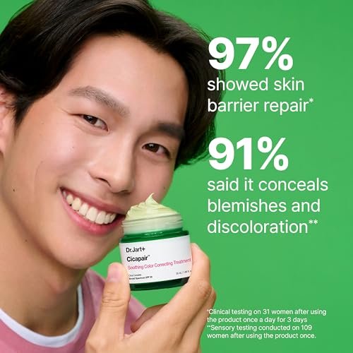 Dr.Jart+ Cicapair Color Correcting Cream SPF 30 - Redness Relief Korean Skincare - Image 8