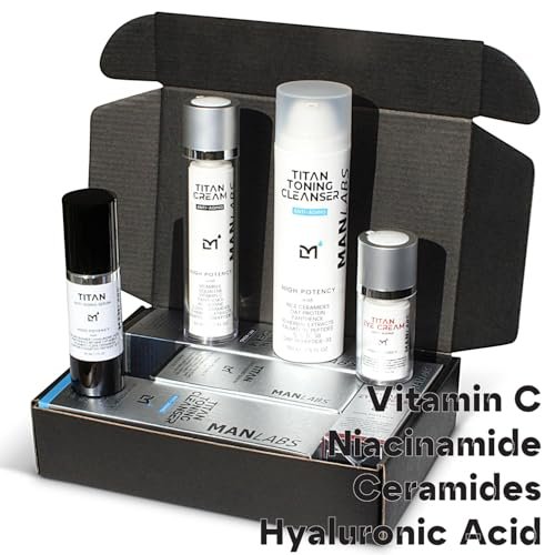 Ultimate Anti-Aging Skincare Kit for Men: Vitamin C, Dark Circle Reducer - Image 4