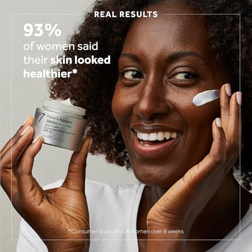 No7 Anti-Aging Skincare Set: Damage Reversal Serum, Day & Night Creams SPF25 - Image 4