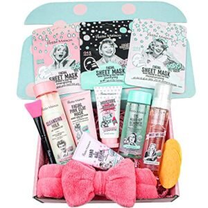 13-Piece Pampering Gift Set for Teen Girls and Women - Skincare Products in Stylish Gift Box - Great Birthday and Facial Gifts