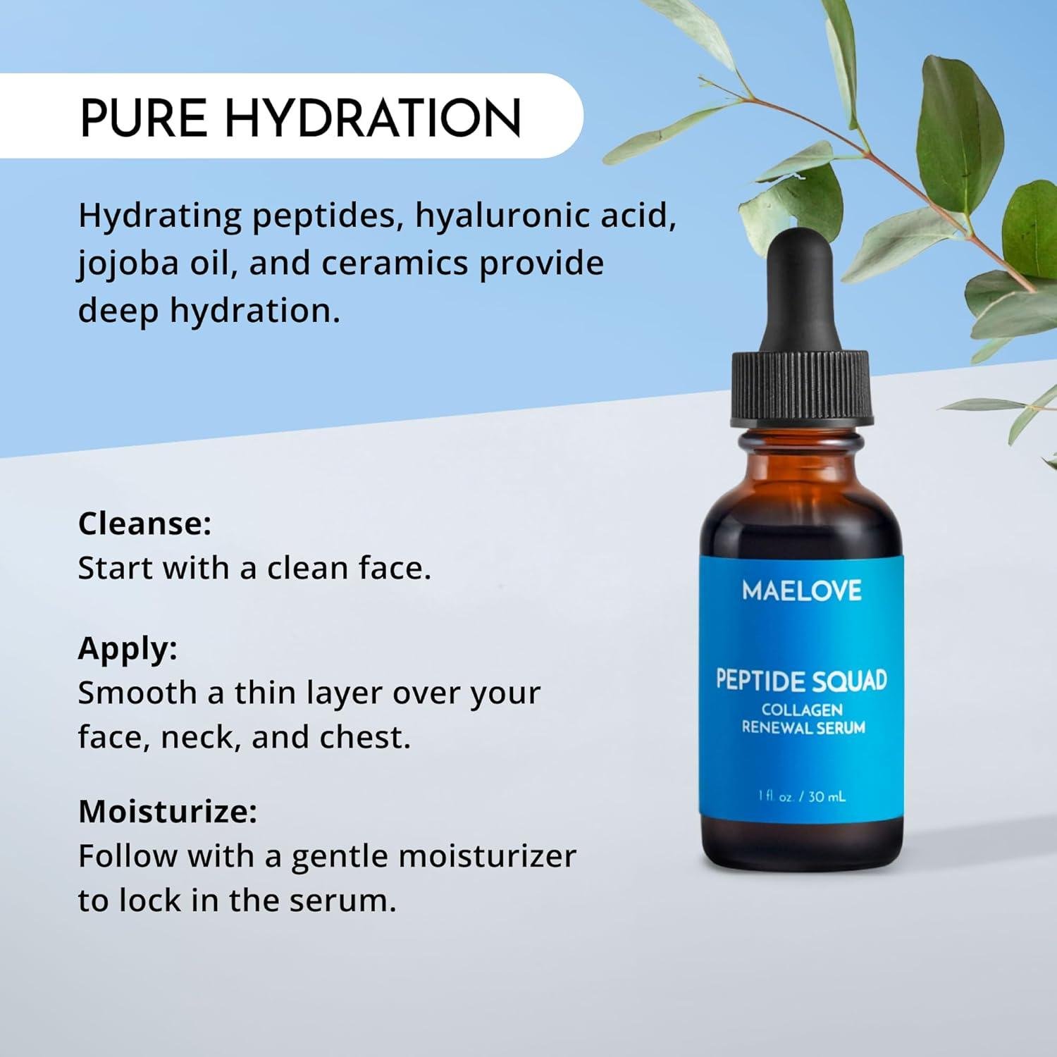 Diving into the Peptide Pool:‍ Our MAELOVE Serum Journey