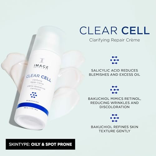 IMAGE Skincare CLEAR CELL Night Repair Cream for Oily Acne-Prone Skin - Image 2
