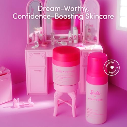 Here's a more engaging and SEO-friendly version:
Evereden Barbie Kids Skincare Set: Vitamin Face Wash, Cream & Accessories - Image 4