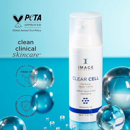 IMAGE Skincare CLEAR CELL Night Repair Cream for Oily Acne-Prone Skin - Image 7