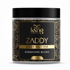 KXNG Cosmetics, Body Butter, Organic Skin Care for Men and Women, Body Moisturizer Lotions and Creams, Raw Shea Butter, Cocoa Butter, Mango, Coconut Oil, Hand, Foot, All Skin Types (Zaddy XL)