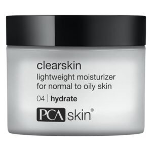 PCA SKIN Clearskin Lightweight Face Moisturizer for Oily Skin, Daily Hydrating Facial Moisturizer for Oily, Acne-Prone, and Sensitive Skin, Quick Absorbing, Reduces Discolorations, 1.7 oz Jar