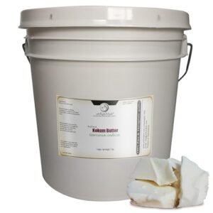 uh*Roh*Muh Premium Refined Kokum Butter - Perfect Ingredient for Skin Care & Hair Care Products Ideal for Skin Moisturizer,Body Butter,Lip Balm,Lotion,Cream,DIY Candel(Net Wt.:3.5kg/7.7lb)