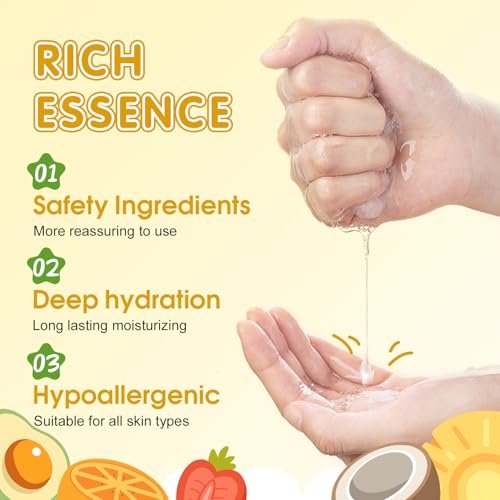 Hydrating Face Masks 126 Pack: Fruit Skincare for Women & Kids, All Skin Types - Image 5