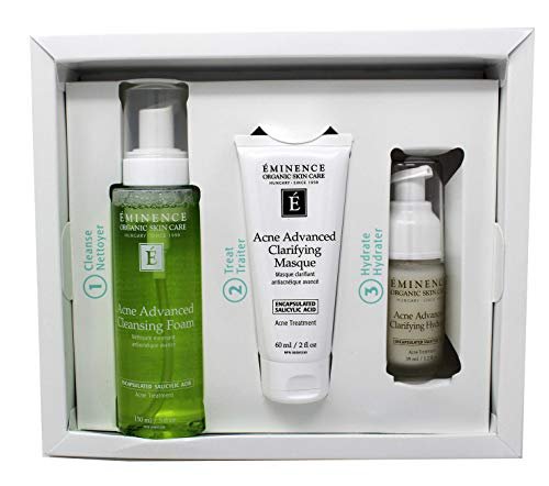 Here's a rewritten product title:
Eminence Organic Acne Treatment System | Clear Skin 3-Step Kit - Image 2