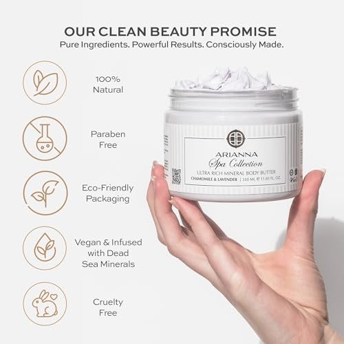 Hydrating Body Butter: Dead Sea Minerals for Dry Skin Repair & Vegan Care - Image 5