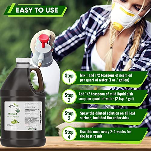Pure Organic Neem Oil Cold Pressed Virgin Natural Concentrate 1 Gallon - Image 7