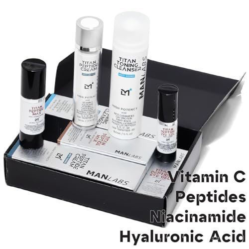 Mens Anti-Aging Skincare Kit: Dark Circle Reducer, Wrinkle Defense Serum - Image 4