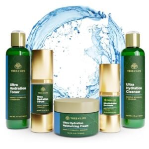 Tree of Life Beauty Ultimate Skin Care Set, Firming, Hydrating, Moisturizing, Complete Face Care Regimen - Ultra Hydration Collection 5pack