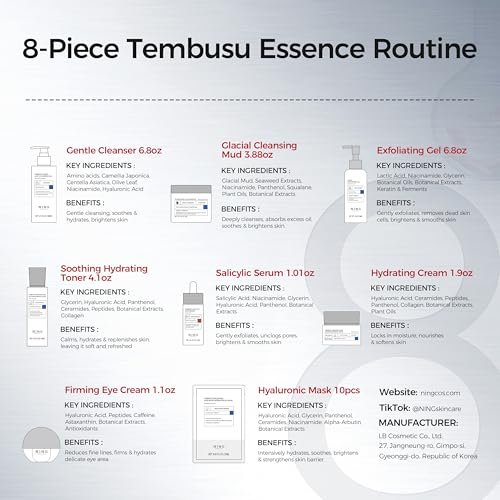 NING DERMOLOGIE Skincare Set: Hydrating Anti Aging 8 Step Essence Kit for Women - Image 8