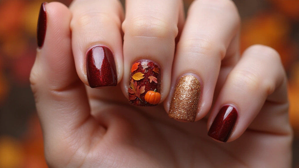 15 Stunning Dark Red Fall Nail Designs That Will Leave You Breathless!
