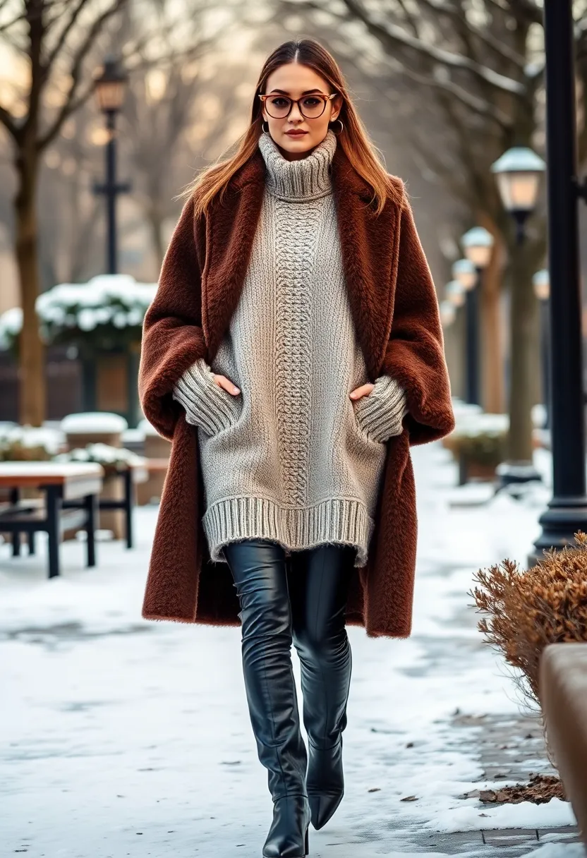 18 Layering Tricks for Winter Outfits That Will Blow Your Mind (You’ll Love #7!) - 14. Go for the Oversized Look 1