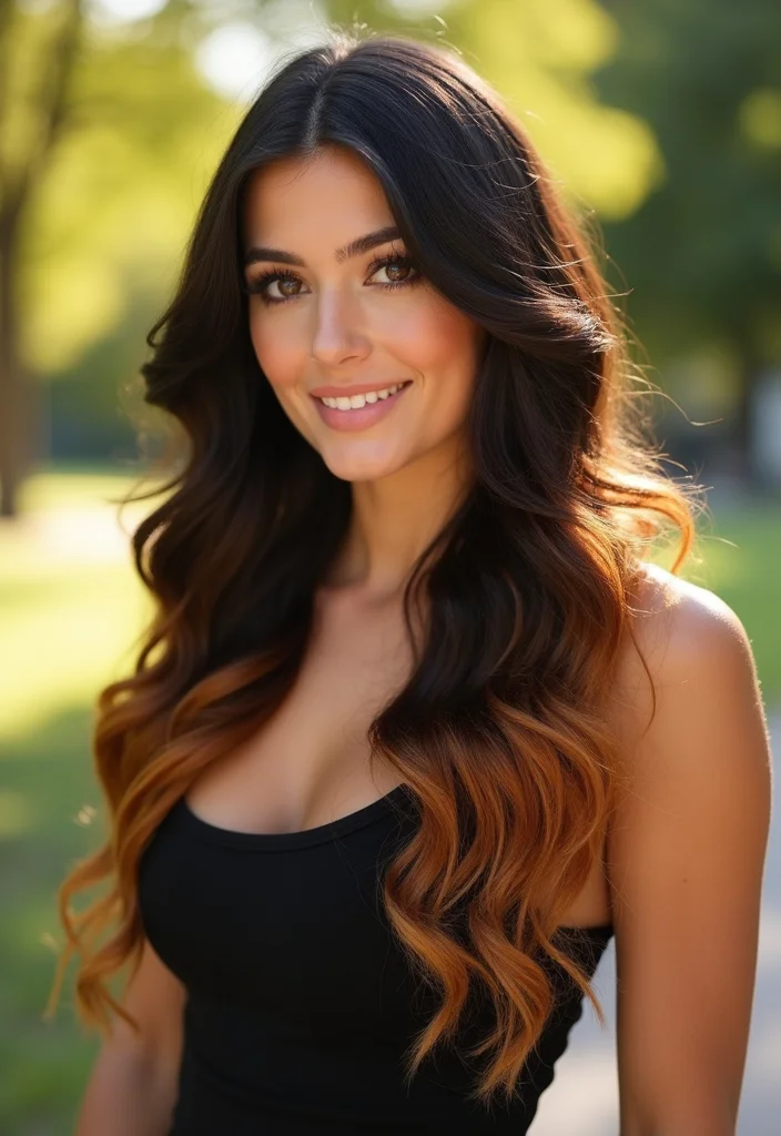 25 Stunning Brunette Hair Color Ideas That Will Transform Your Look (You Won't Believe #12!) - 24. Dark Chocolate with Caramel Tips 1