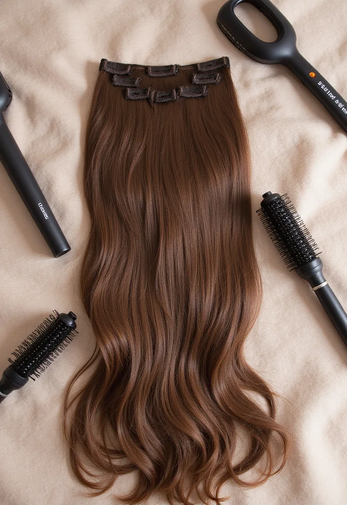 Transform Your Look with 10 Luxury Brown Hair Extensions You Can’t Miss! - 1. Clip-In Extensions: Instant Glam 1