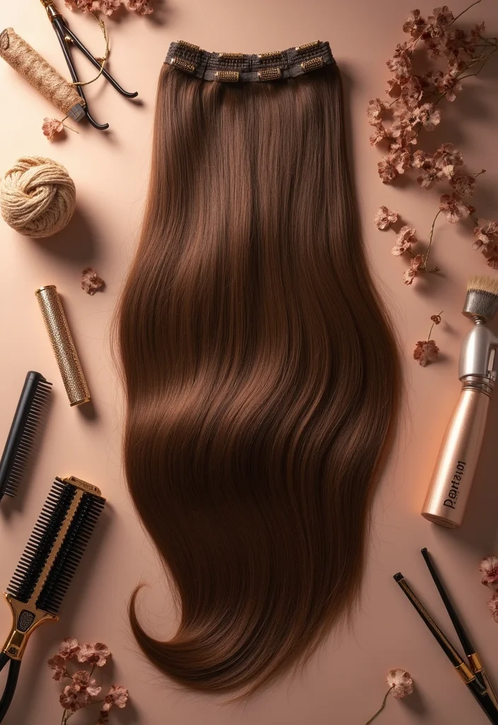 Transform Your Look with 10 Luxury Brown Hair Extensions You Can’t Miss! - 5. Weft Extensions: Full Volume Ahead 1