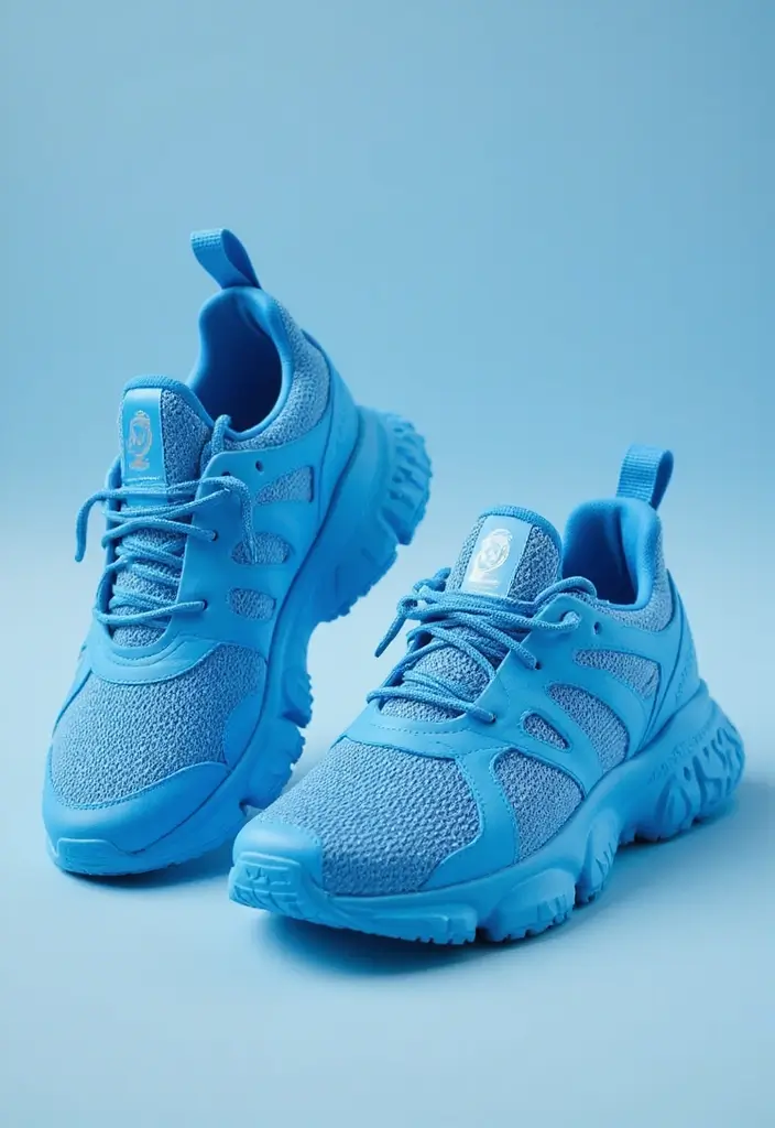 12 Vibrant Sneakers to Make Your Outfit Pop (Wait Until You See #8!) - 1. Electric Blue Wonders 1