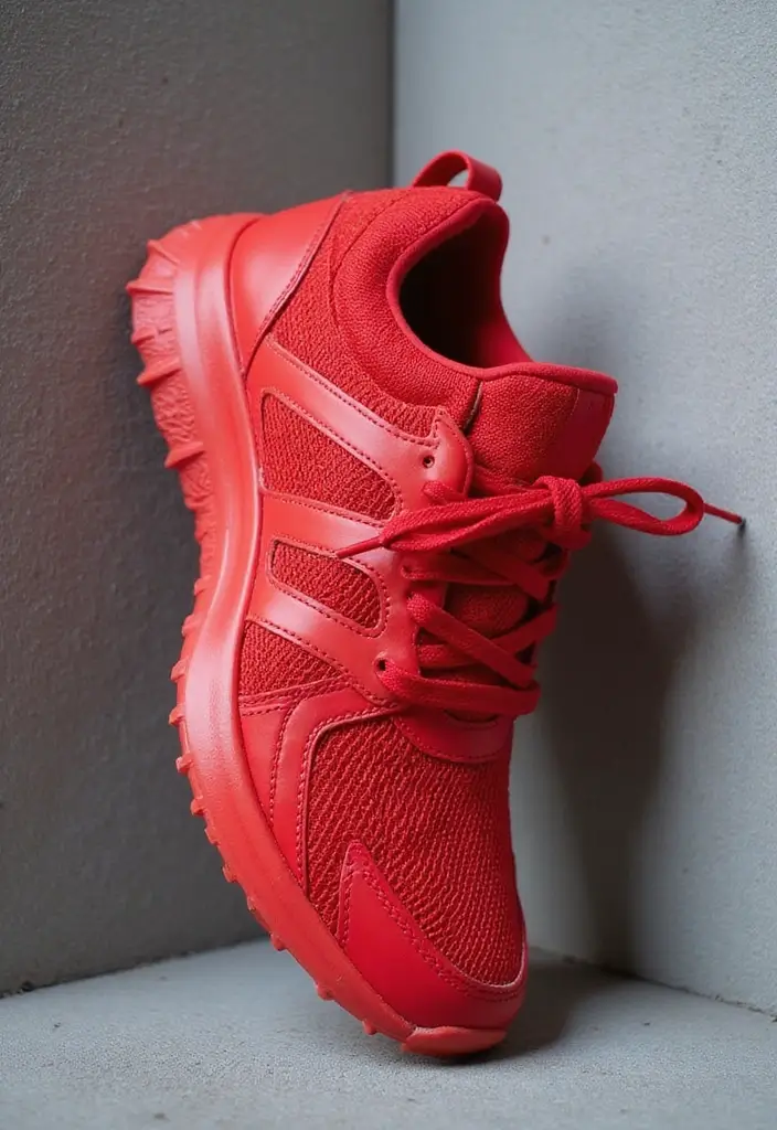 12 Vibrant Sneakers to Make Your Outfit Pop (Wait Until You See #8!) - 4. Radiant Red Sneakers 1