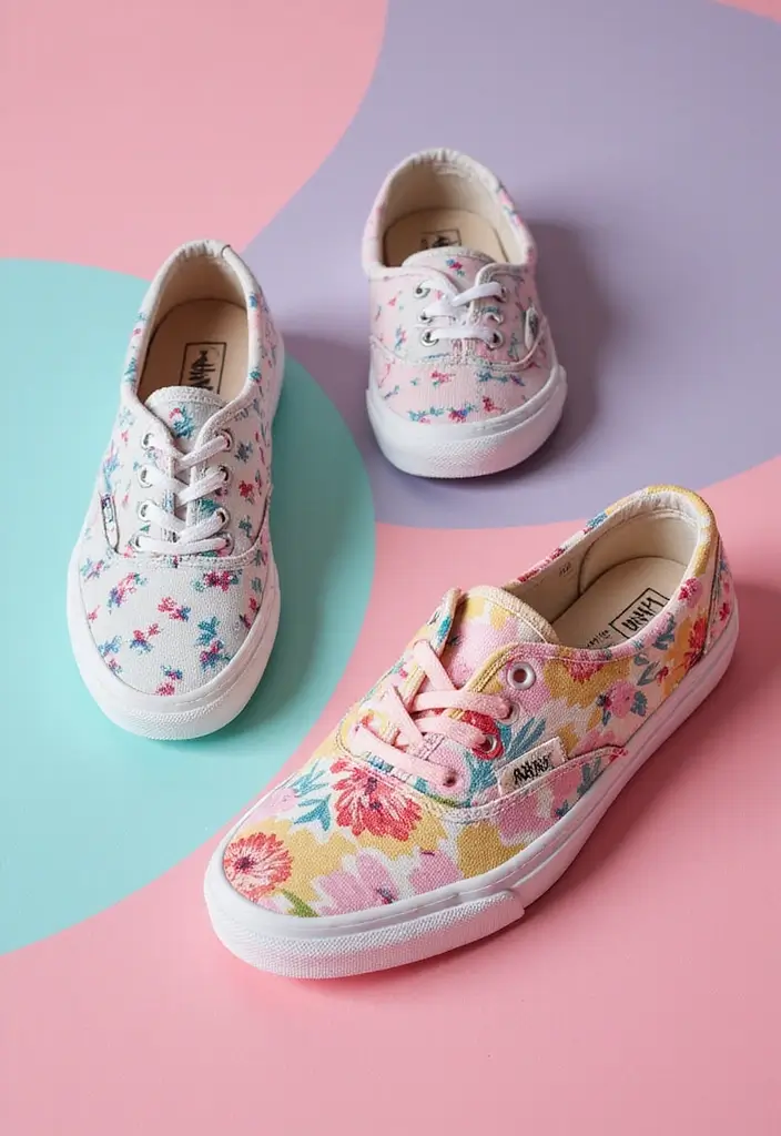 12 Vibrant Sneakers to Make Your Outfit Pop (Wait Until You See #8!) - 7. Playful Print Sneakers 1