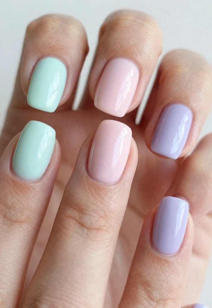 16 Unique Jelly Nail Styles You’ve Never Tried (And You Absolutely Should!) - 15. Pastel Jelly Nails 1