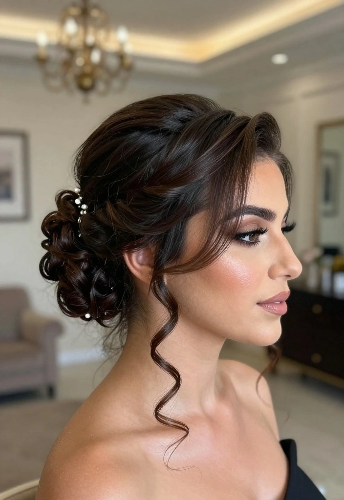 22 Glam Bridal Hairstyles for 2026 That Will Make You the Star of the Show! - 7. Modern Twist on the Classic Updo 1
