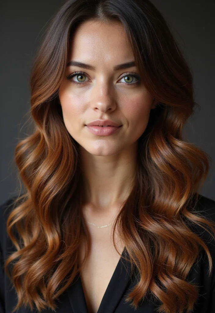 Witness the Magic: 14 Brown Hair Transformations with Caramel Highlights That Will Leave You Speechless! - 10. The Artistic Approach: Color Melting Techniques 1