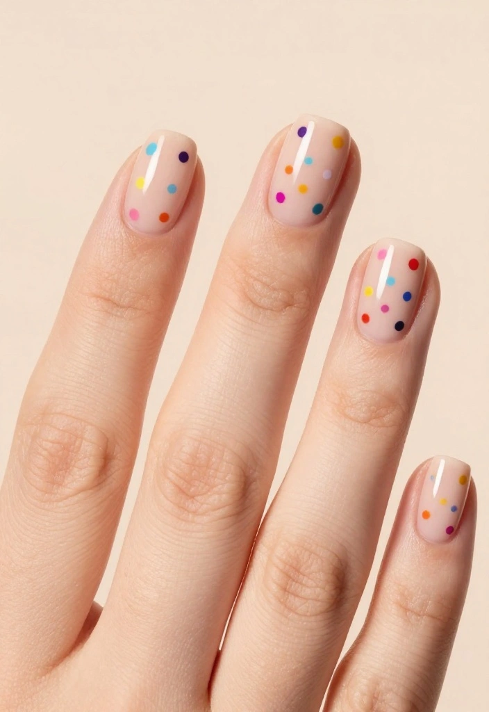 10 Simple Funky Nails That Will Make Your Friends Jealous (You Won't Believe #5!) - 3. Dotted Delight 1