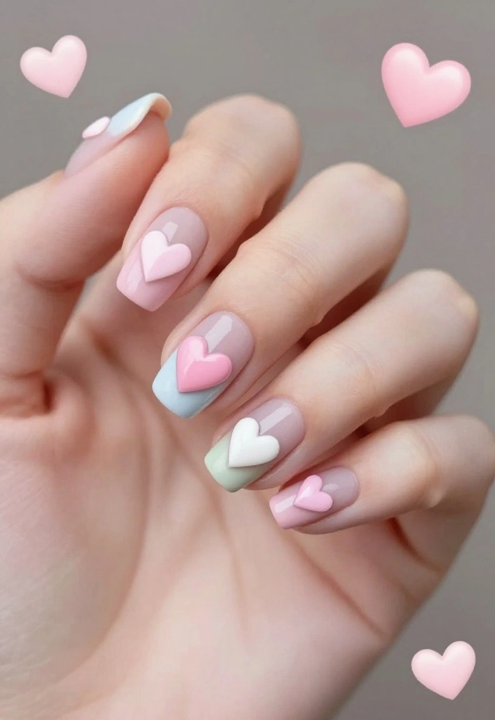 15 Valentine's Nail Trends You Need to Try This Year (Number 7 Will Blow Your Mind!) - 2. Heart Tips 1