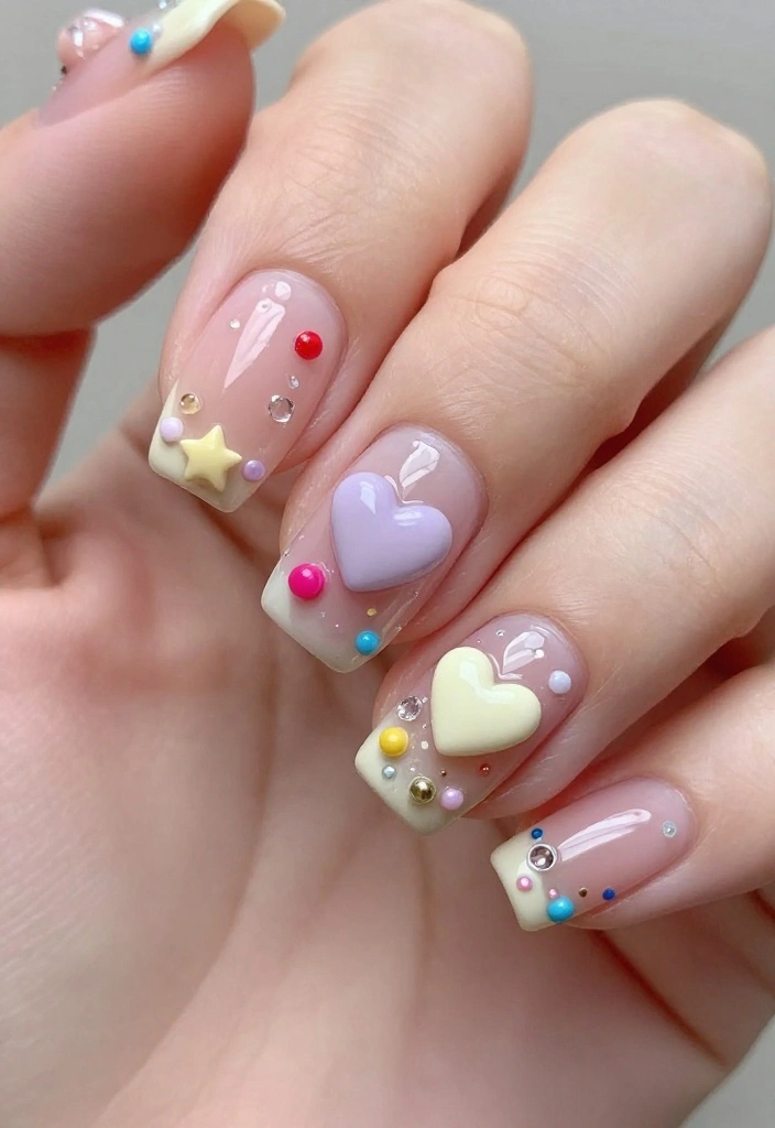 15 Valentine's Nail Trends You Need to Try This Year (Number 7 Will Blow Your Mind!) - 7. 3D Nail Art 1