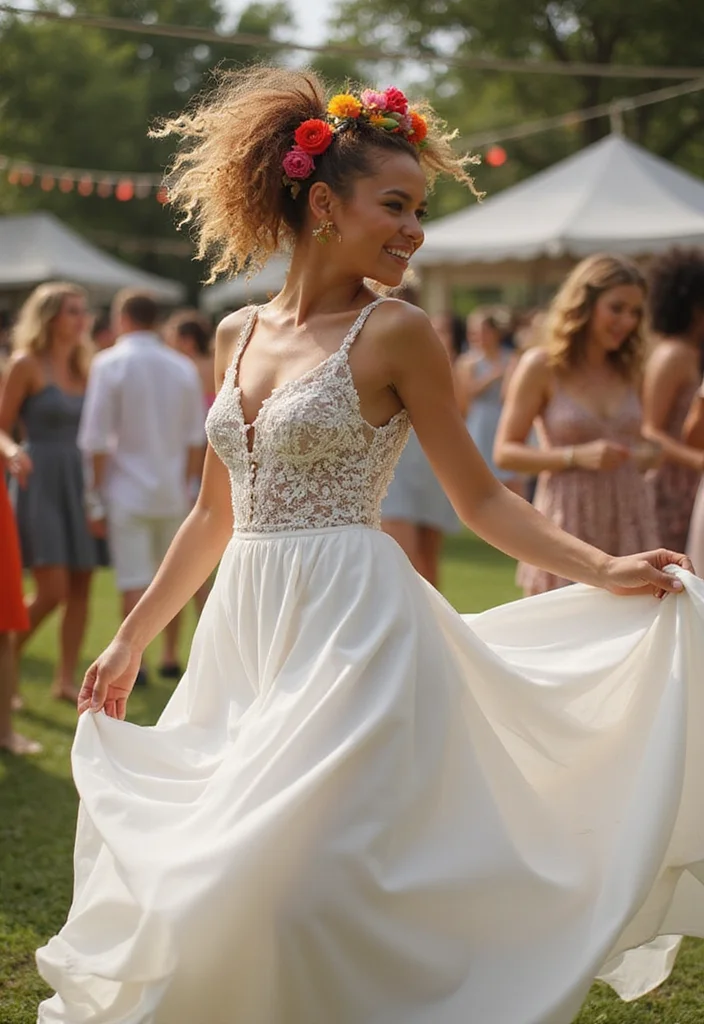 16 Boho Bridal Hairstyles That Are Perfect for a Free-Spirited Bride! - 12. Bohemian Ponytail with Textured Waves 1