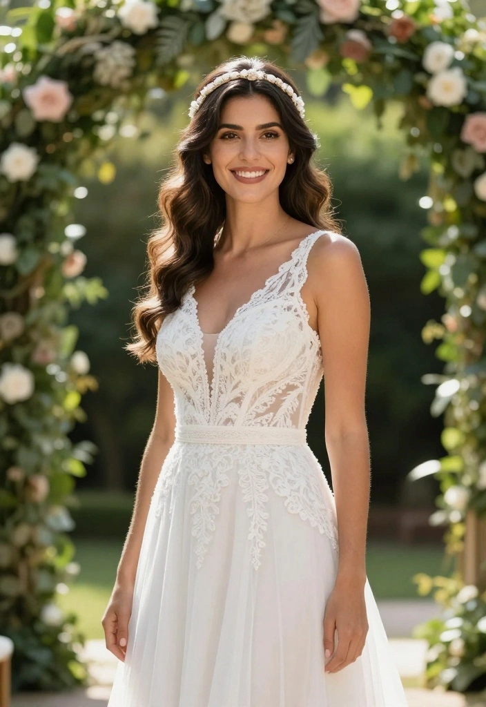 16 Boho Bridal Hairstyles That Are Perfect for a Free-Spirited Bride! - 15. Boho Chic Headband with Loose Styles 1