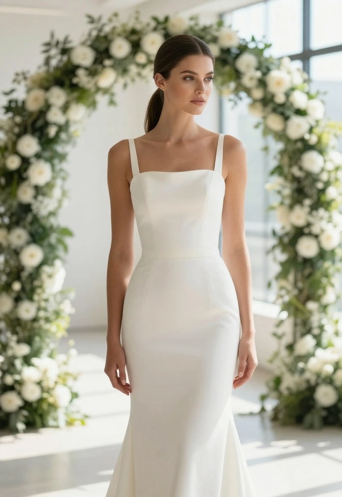 16 Boho Bridal Hairstyles That Are Perfect for a Free-Spirited Bride! - 7. Sleek Low Ponytail 1