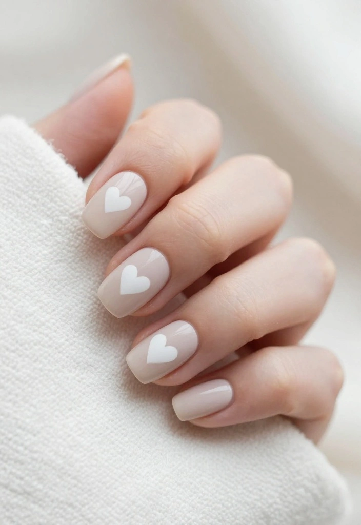 20 February Nail Inspo 2026 from Top Influencers You Need to Follow Now! - 2. Minimalist Hearts 1