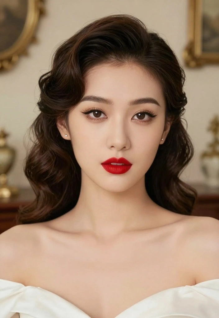 20 Stunning Bride Makeup Trends for 2026 That Will Leave You Breathless (Don't Miss #5!) - 4. Vintage Glam 1