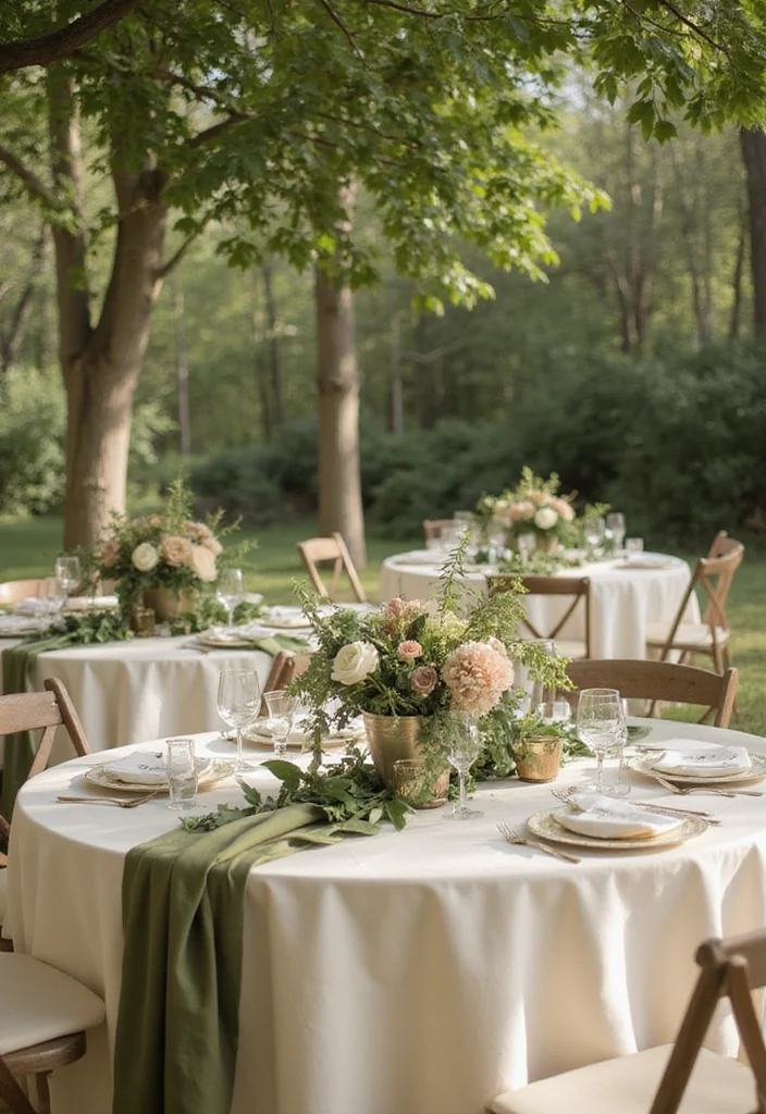 21 Jaw-Dropping Wedding Color Palettes for Your Dream Day (You Won't Believe #10!) - 13. Earthy Olive and Cream 1