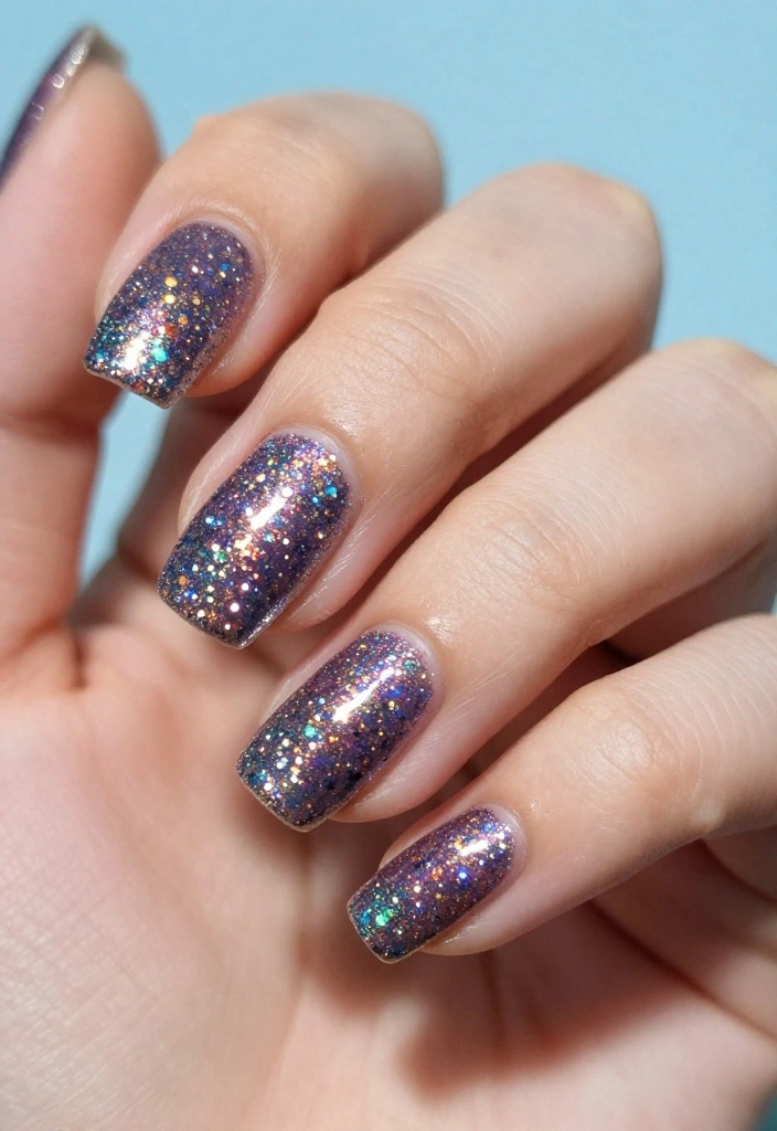 25 Stunning Valentines Nails That Will Make Your Heart Skip a Beat! (You Won't Believe #12!) - 21. Sweetheart Sparkles 1
