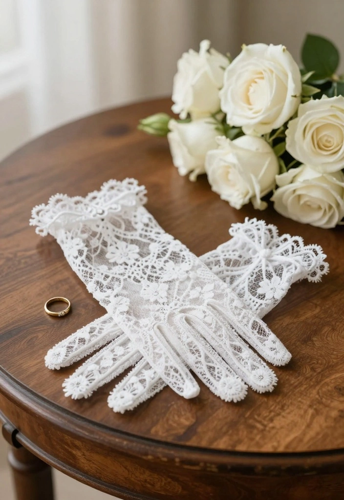 8 Vintage Bridal Accessories That Will Give You the Classic Look of Your Dreams! - 2. Elegant Lace Gloves 1