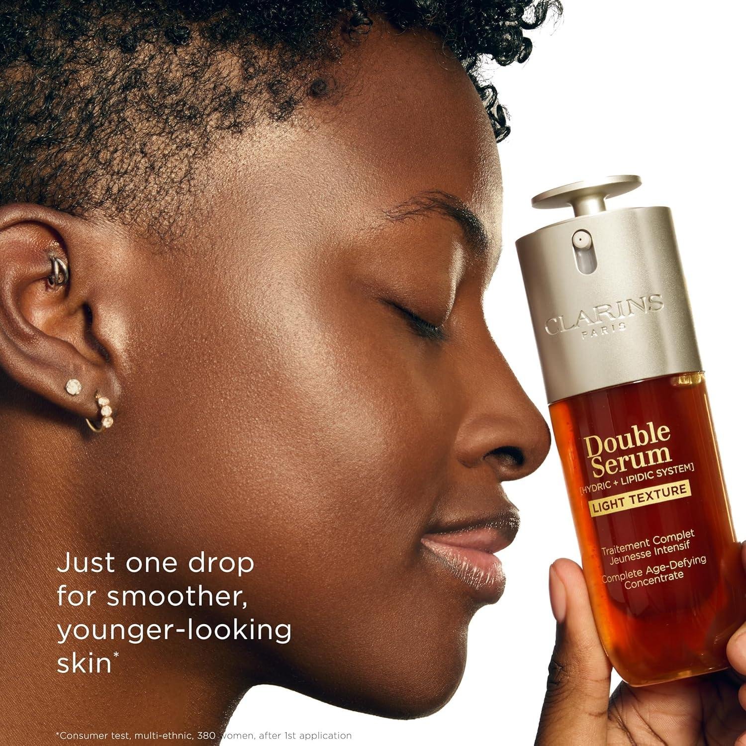 Clarins Double Serum Light Review: Good for Oily Skin?